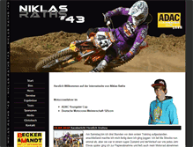 Tablet Screenshot of motocross-raths.de